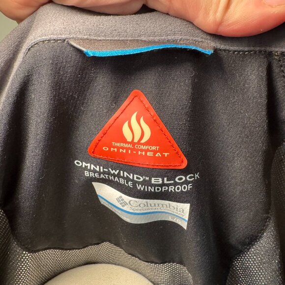 Columbia Omni-Windblock Breathing Windproof Green and Neon Yellow Jacket - Picture 5 of 11